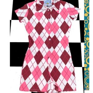 OMIGHTY Argyle Playsuit